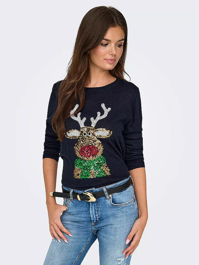 ONLY | Pullover  ONLXMAS | Blu scuro