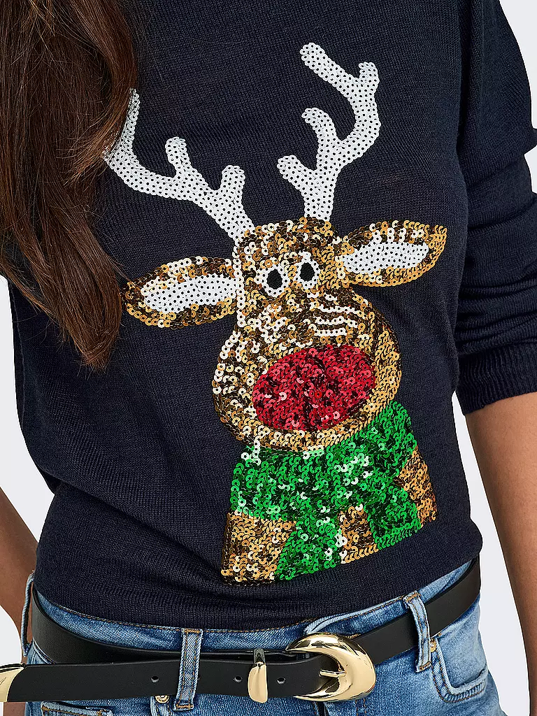 ONLY | Pullover  ONLXMAS | Blu scuro
