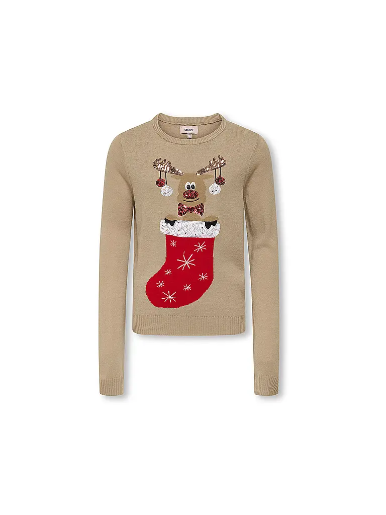 ONLY | Pullover da ragazza KOGXMAS | Beige