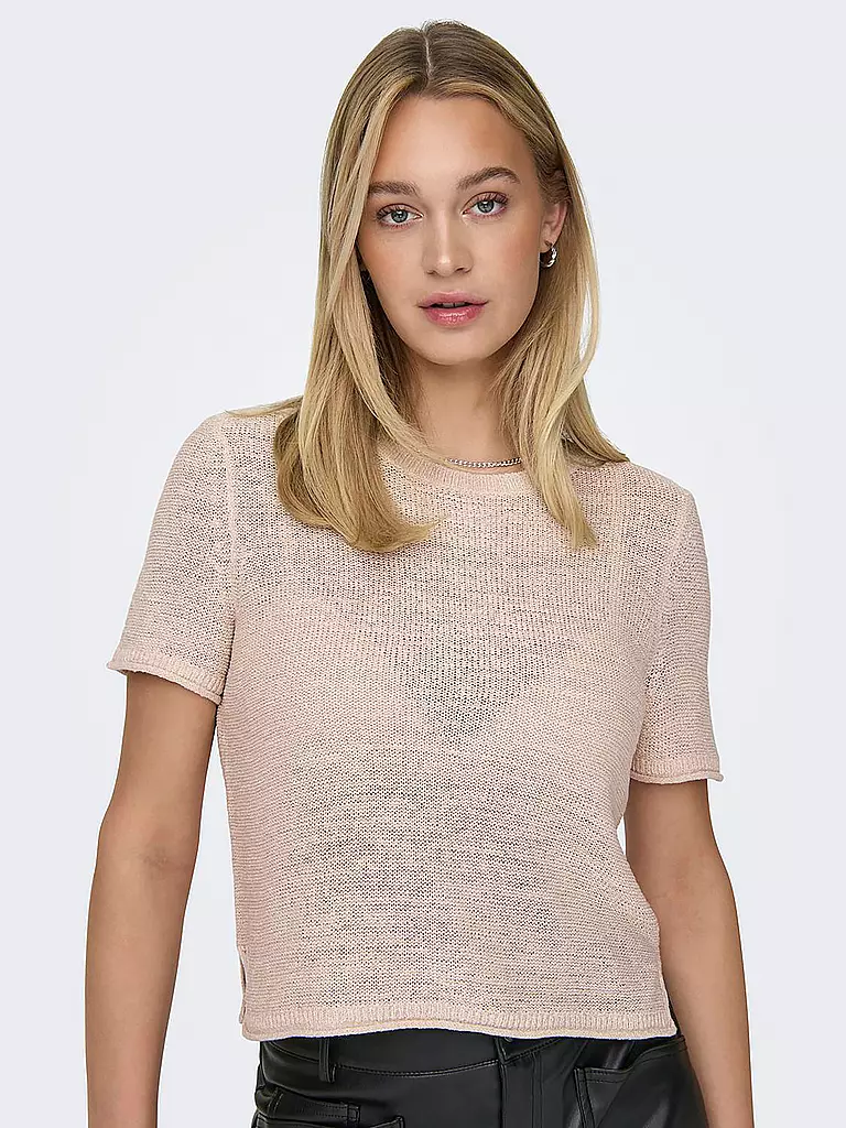 ONLY | Pullover ONLSUNNY
Marke: ONLY
Farbe: beige
Kategorien: Moda,Donna

Lunghezza manica: Manica corta
Scollo: Girocollo
Materiale: Poliacrilico/acrilico,Nylon,Maglia,Misto
Motivo: Tinta unita
Vestibilità (capispalla): Regular
Stile: Young Fashion | Beige