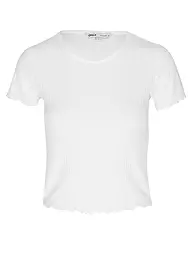 ONLY | T-Shirt Cropped ONLEMMA | Bianco