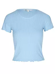 ONLY | T-Shirt Cropped ONLEMMA | Blu chiaro
