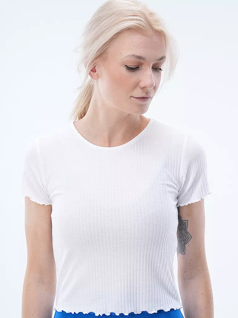 ONLY | T-shirt cropped ONLEMMA | Bianco