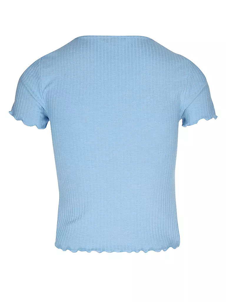 ONLY | T-Shirt Cropped ONLEMMA | Blu chiaro