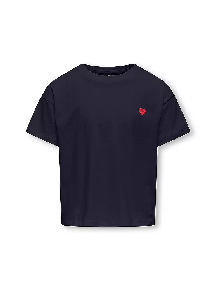 ONLY | T-shirt da ragazza KOGMAIKEN LIFE | Blu scuro