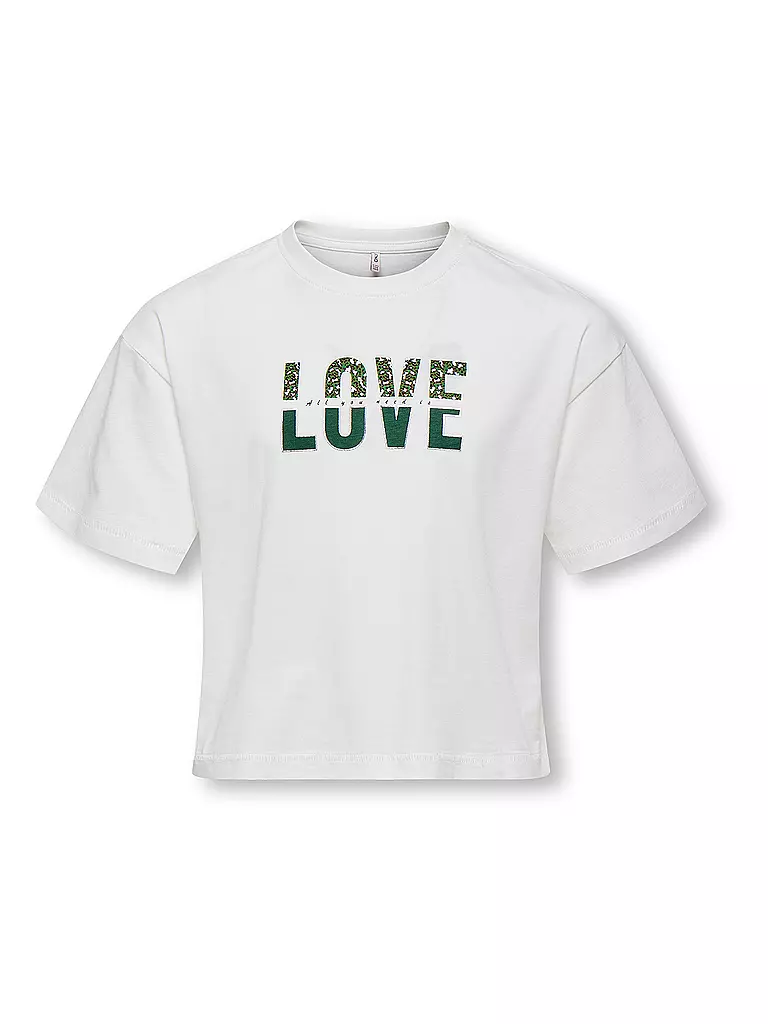 ONLY | T-shirt da ragazza KOGTANYA | Bianco