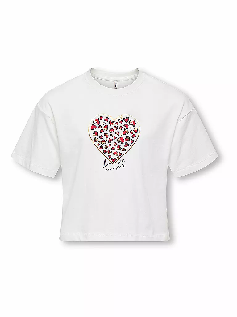 ONLY | T-shirt da ragazza KOGTANYA | Bianco