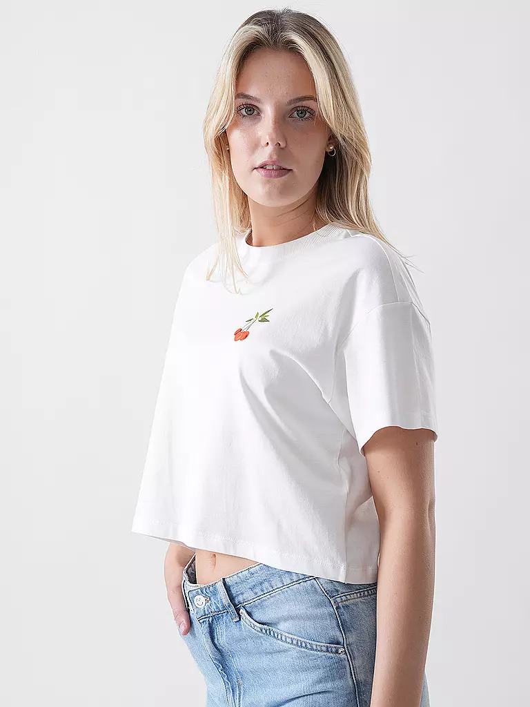 ONLY | T-shirt ONLANNBEL LIFE | Crema