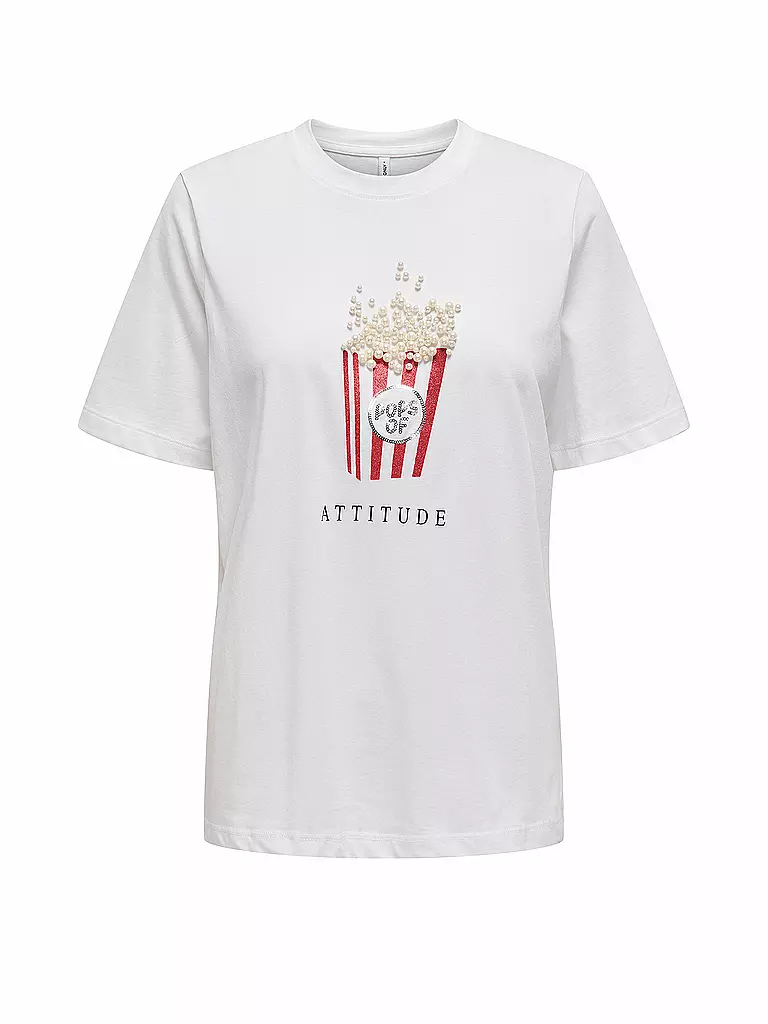 ONLY | T-shirt ONLBURST | Bianco