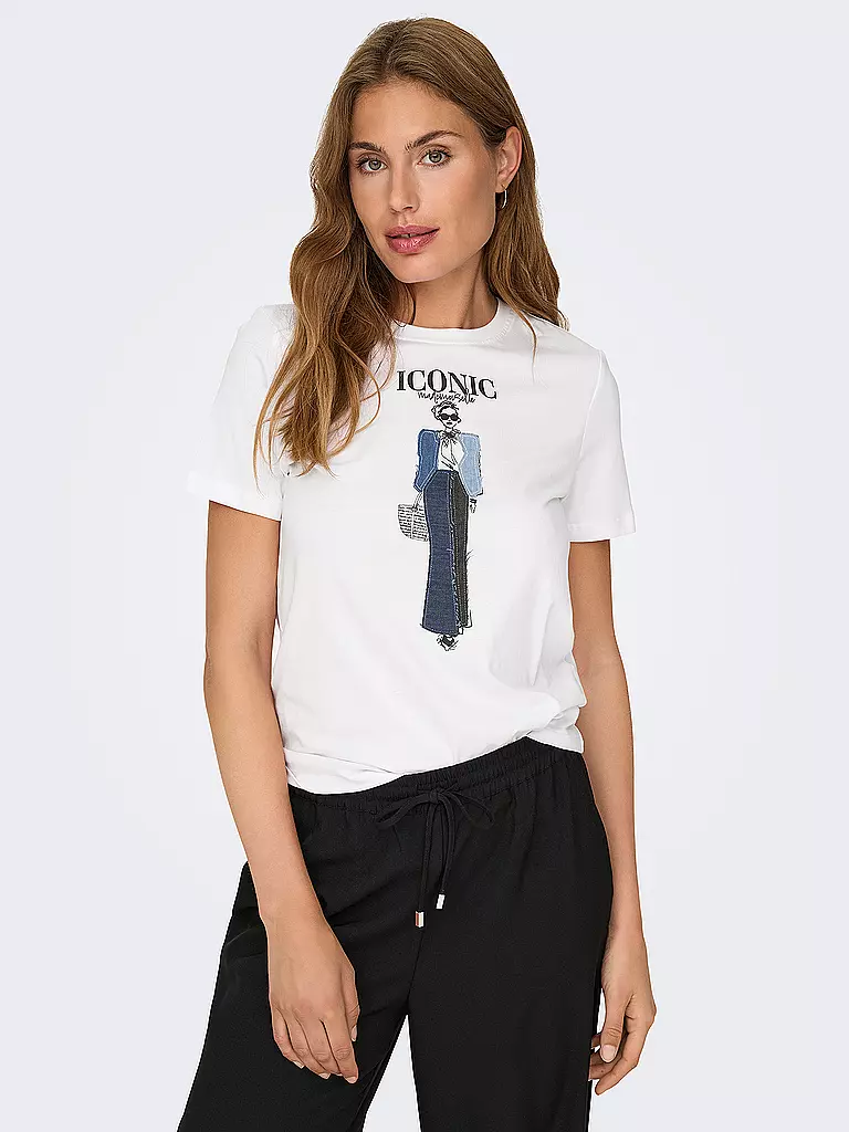 ONLY | T-shirt ONLEMMA | Bianco