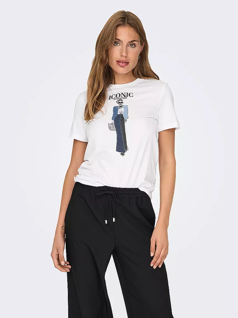 ONLY | T-shirt ONLEMMA | Bianco