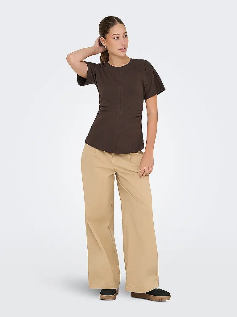 ONLY | T-shirt ONLMARIE | Marrone