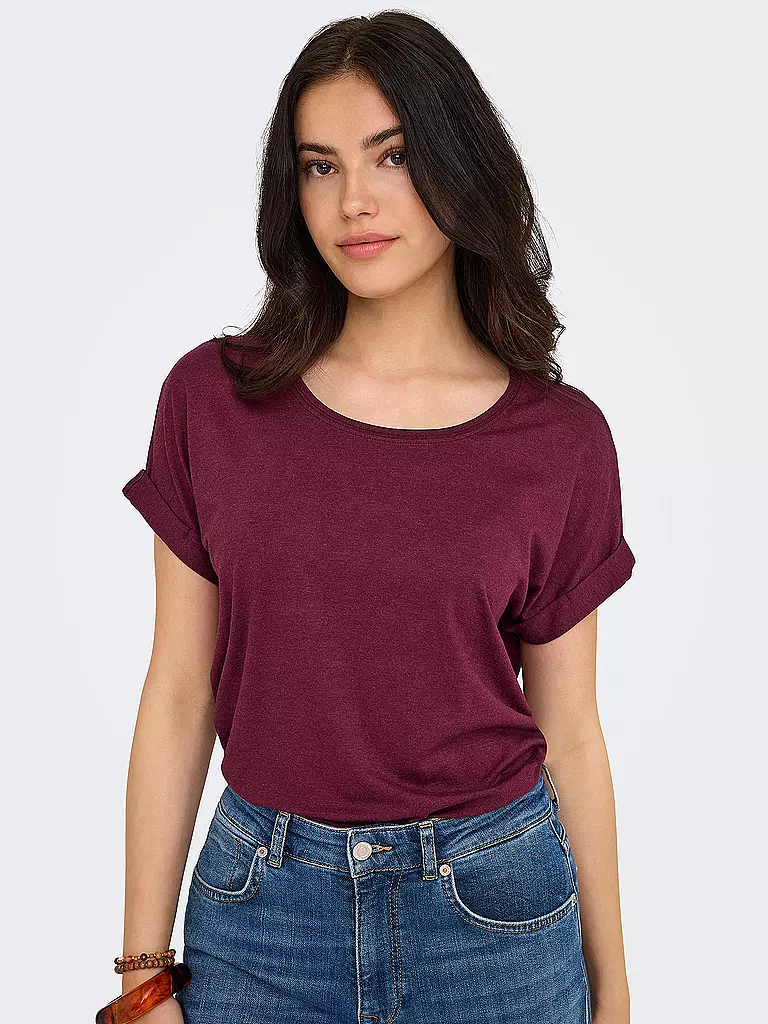 ONLY | T-shirt ONLMOSTER | Rosso scuro