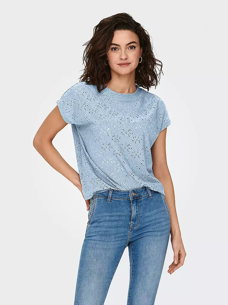 ONLY | T-shirt ONLSMILLA | Blu chiaro