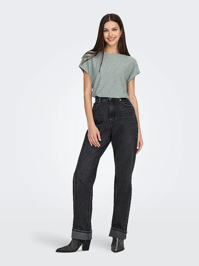 ONLY | T-shirt ONLSMILLA | Grigio