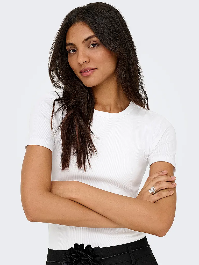 ONLY | T-shirt ONLVAL | Bianco