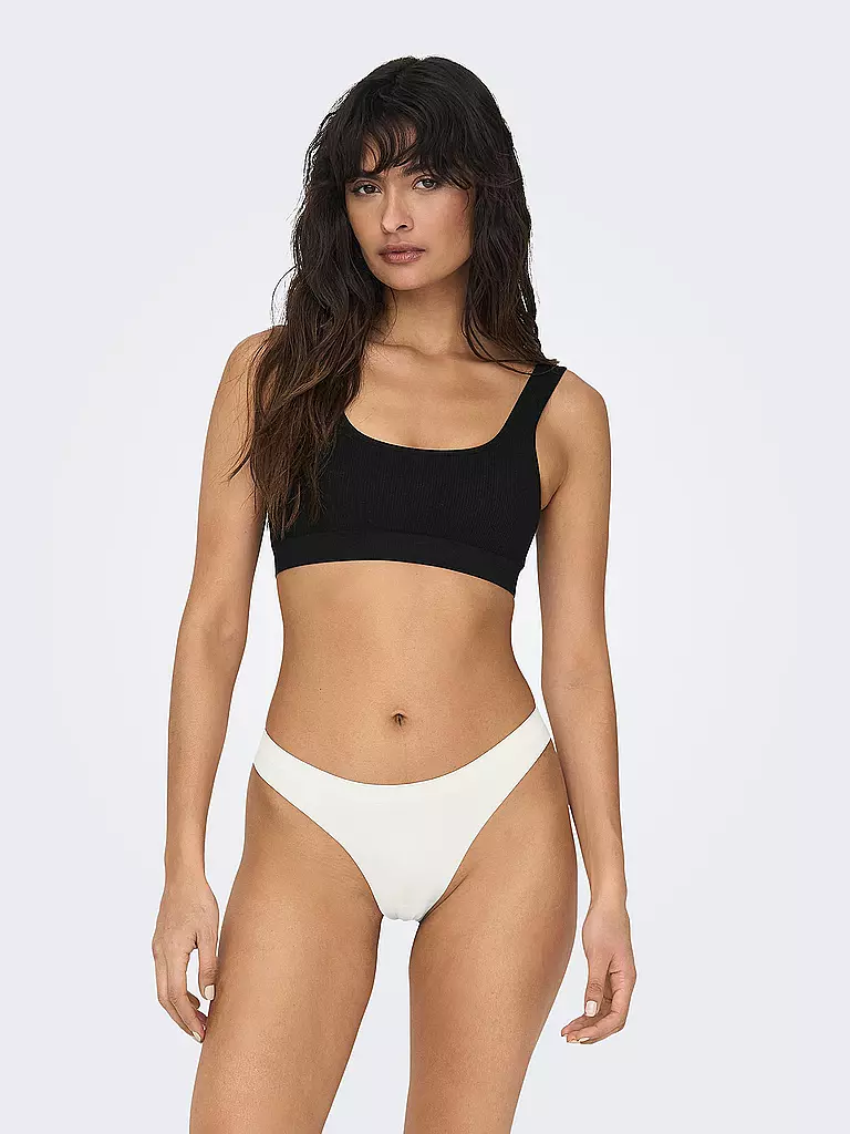 ONLY | Top Cropped Fit ONLVICKYRIB  | Nero