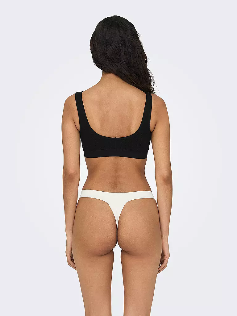 ONLY | Top Cropped Fit ONLVICKYRIB  | Nero