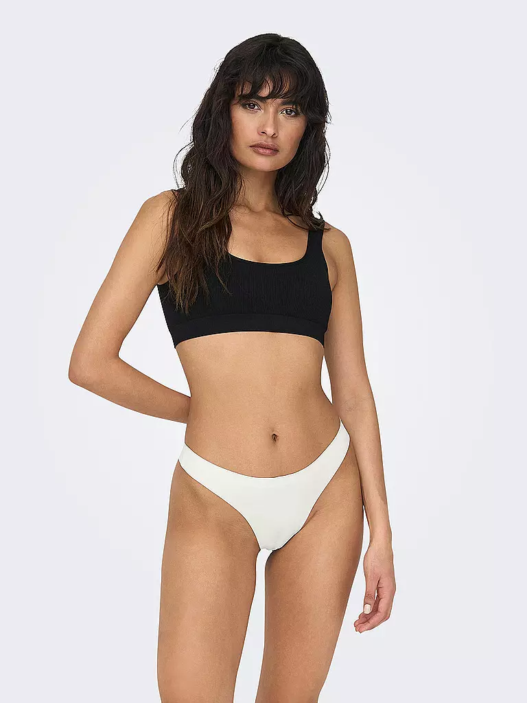 ONLY | Top Cropped Fit ONLVICKYRIB  | Nero