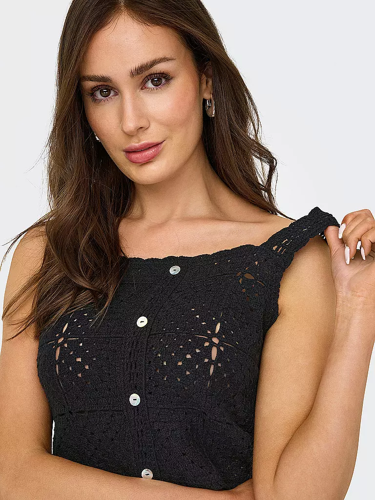 ONLY | Top in maglia ONLAMARI | Nero