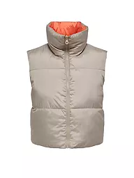 ONLY | Wendesteppgilet Cropped Fit ONLRICKY  | Beige