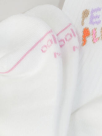 OOLEY | Calzini ICON Peace Please bianchi