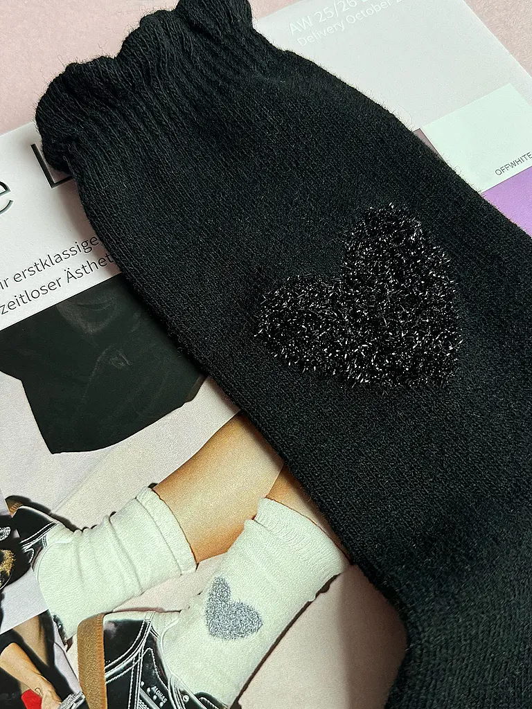 OOLEY | Calze CASHMERE ELEGANCE | Nero