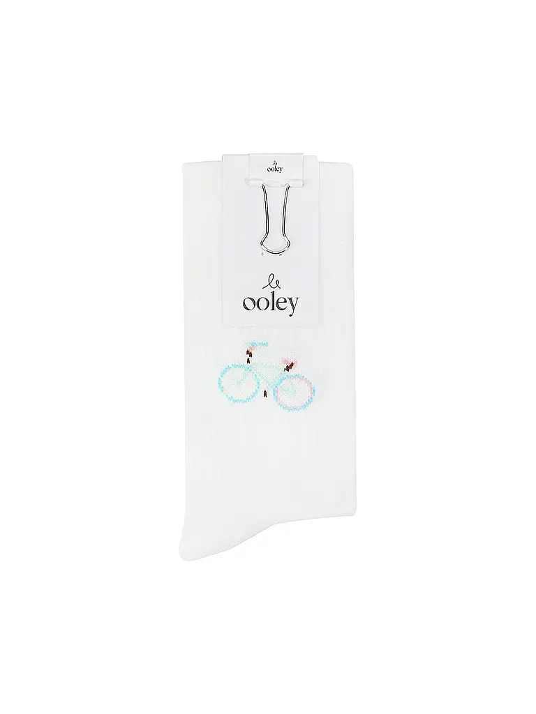 OOLEY | Calze ICON Bike bianco | Bianco