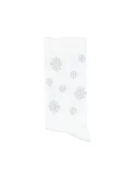 OOLEY | Calzini Calzini ICON XMAS snowflake | Bianco