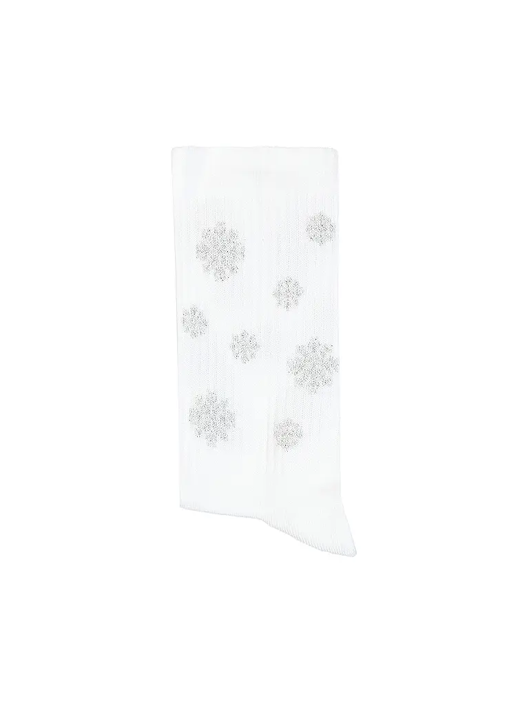 OOLEY | Calzini Calzini ICON XMAS snowflake | Bianco