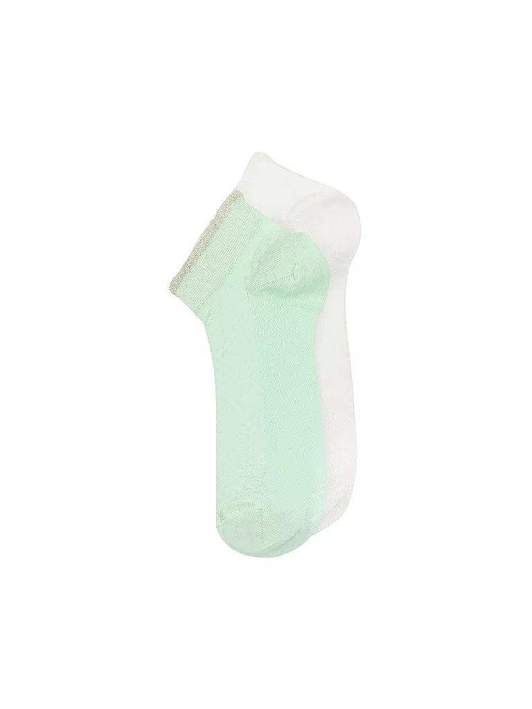 OOLEY | Calzini confezione da 2 ELEGANT S. Lime/White | Verde chiaro
