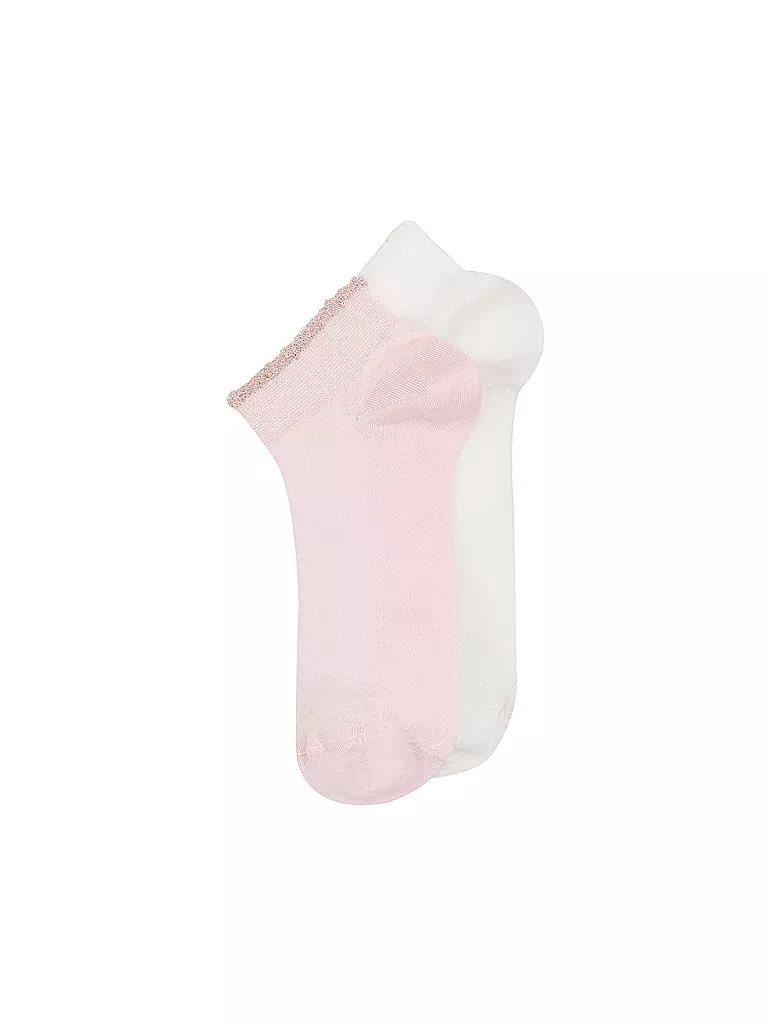 OOLEY | Calzini confezione da 2 ELEGANT S. Rosa/Bianco | Rosa