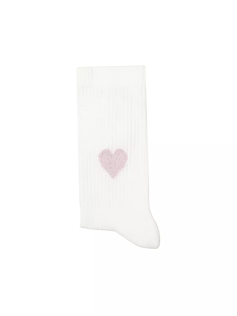OOLEY | Calzini ICON glitter love lilac | Bianco
