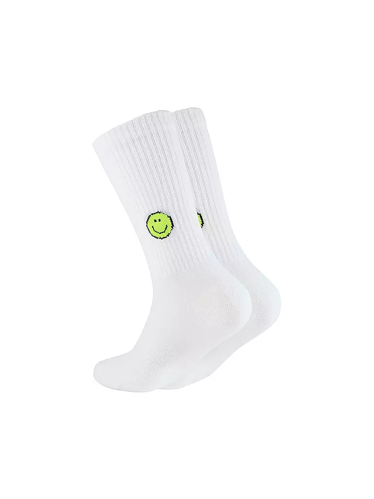 OOLEY | Calzini ICON LEMON SMILE bianchi | Bianco