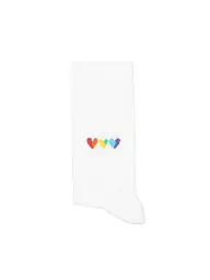 OOLEY | Calzini ICON sorriso rosa | Bianco