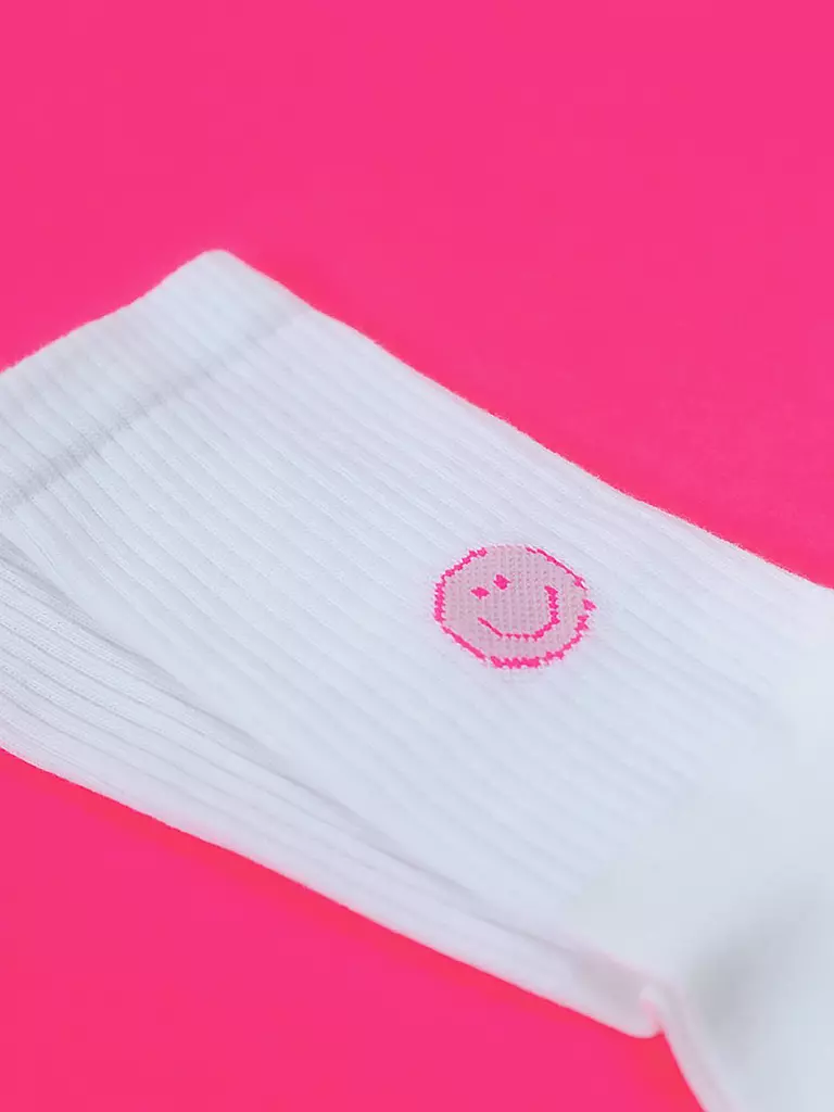OOLEY | Calzini ICON sorriso rosa | 