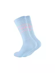 OOLEY | Calzini NEON 1 PASTEL lavanda | Blu chiaro