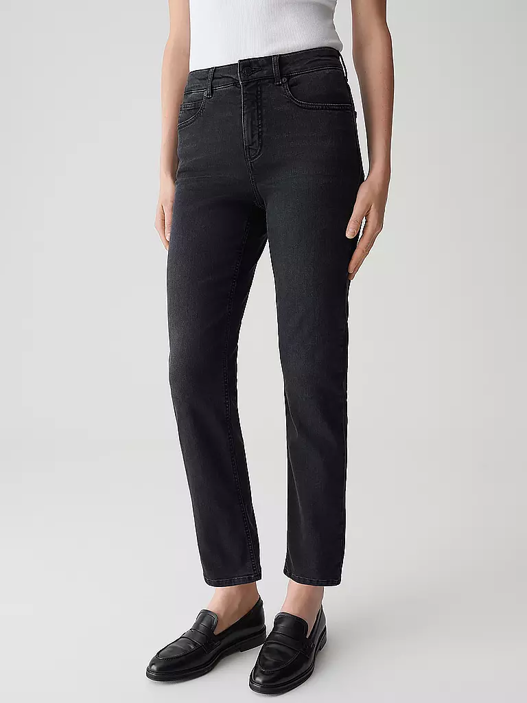 OPUS PANTS | Jeans Straight Fit MELLY BASE | Nero