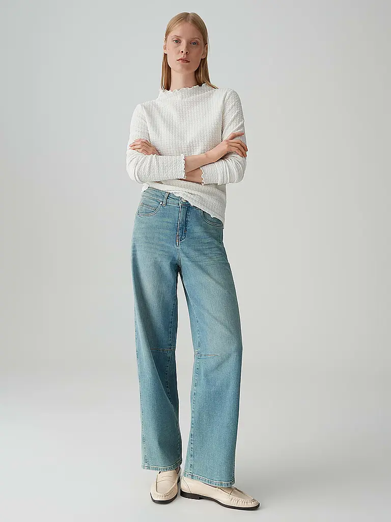 OPUS PANTS | Jeans Straight Fit MELLY BRANCH | Blu chiaro