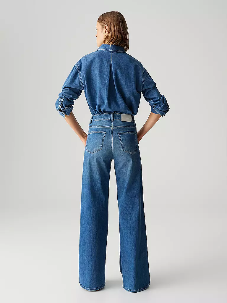 OPUS PANTS | Jeans Wide Leg MELLY COOL | Blu