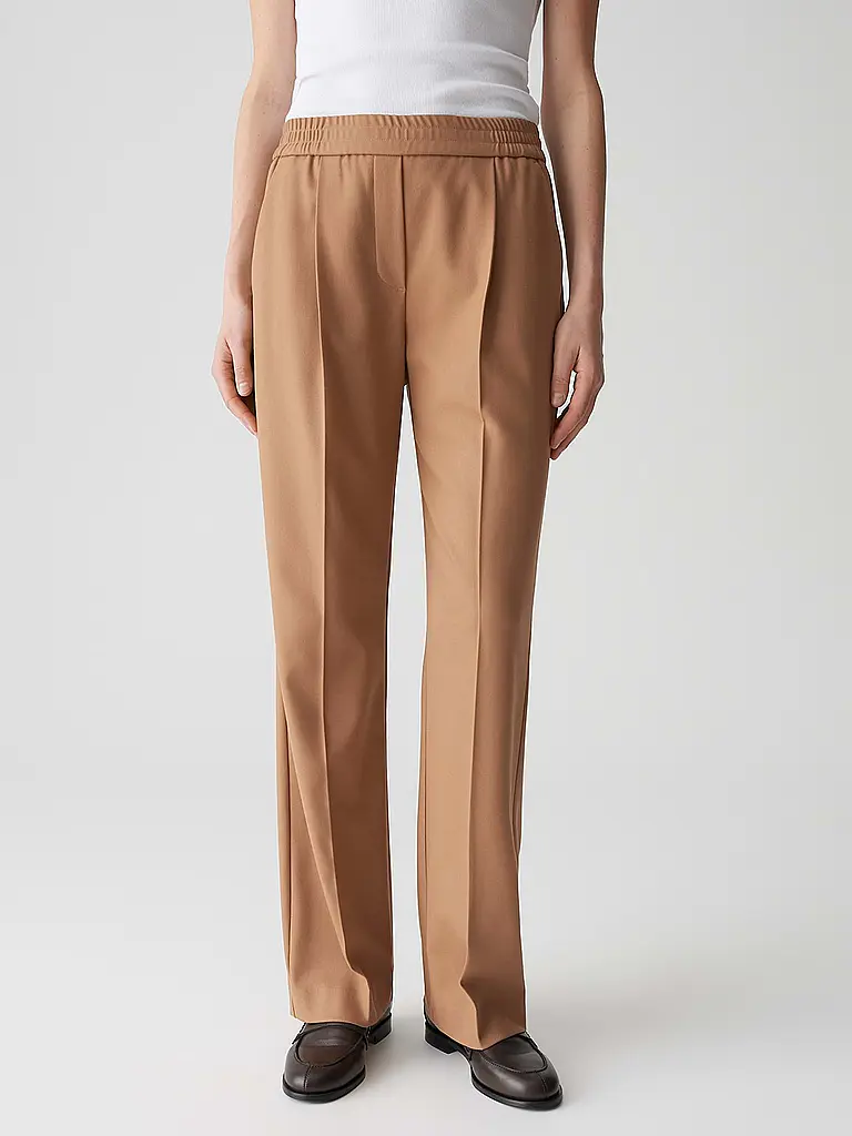 OPUS PANTS | Pantaloni a palazzo MACIE VIBE | Cammello