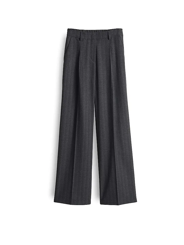 OPUS PANTS | Pantaloni business a gamba larga MOIRA BLAZE | Grigio chiaro