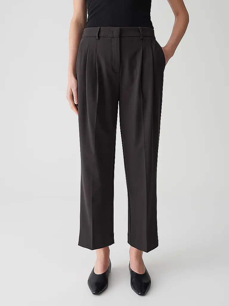 OPUS PANTS | Pantaloni business LESSIEH | Marrone
