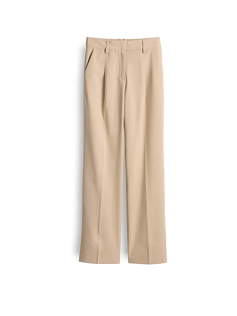 OPUS PANTS | Pantaloni Flared Fit MOIRA | Beige