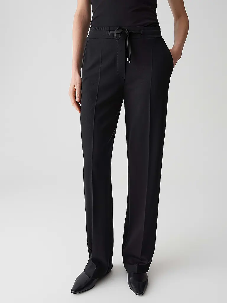 OPUS PANTS | Pantaloni Marlene MACIE | Nero
