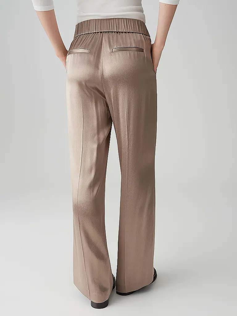 OPUS PANTS | Pantaloni Marlene MUCIA SHINE | Beige