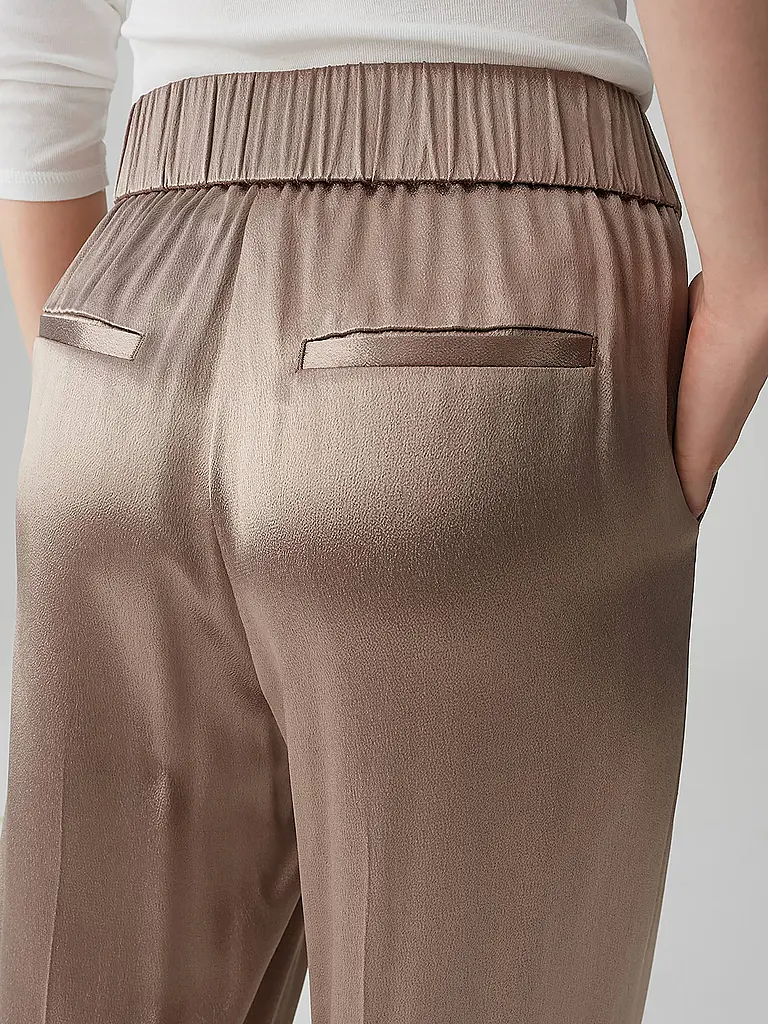 OPUS PANTS | Pantaloni Marlene MUCIA SHINE | Beige