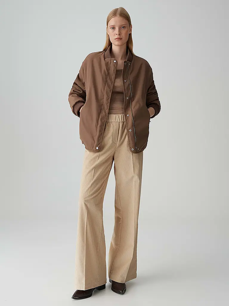 OPUS PANTS | Pantaloni Marlene MUCIA | Beige