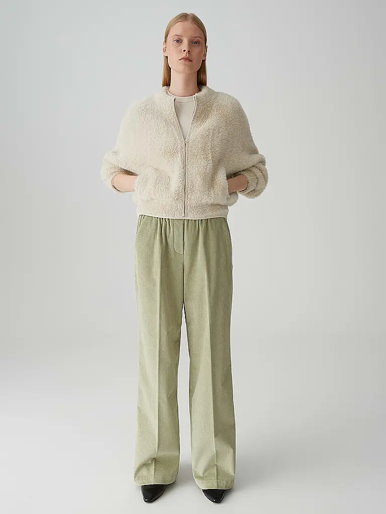 OPUS PANTS | Pantaloni Marlene MUCIA | Verde chiaro