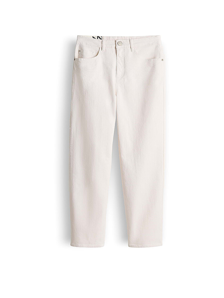 Jeans Straight Fit 7/8 MINAH HONEST crema 40/L26
